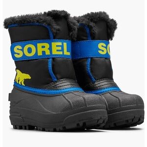 Kids Sorrel Snow Commander Waterproof Boots. Size 13.